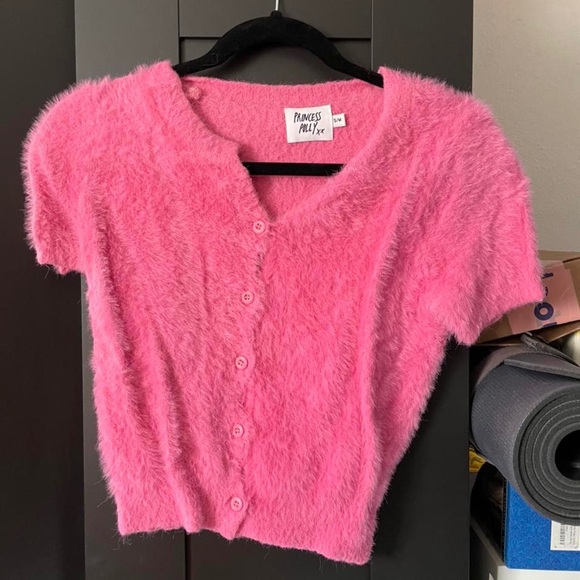 Princess polly fuzzy cardigan - Picture 1 of 4